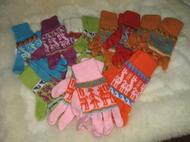 Lot of 25 pair Alpacawool gloves, mittens wholesale - £106.98 GBP