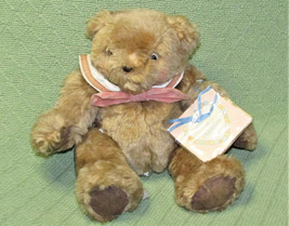 1993 Priscilla Hillman Musical Teddy Bear Stuffed Animal Vintage Hamilton Gift - £14.58 GBP