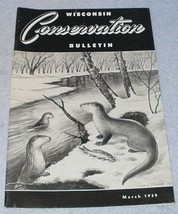 Wisconsin Conservation Bulletin March 1959, Hunting, Fishing, Wildlife - $5.95