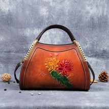 Luxury Handbags Women Bags Designer Genuine Leather 2022 New Retro Embos... - £112.83 GBP