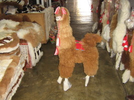 Alpaca fur toy,100 cm,original alpaca fur, figure  - $336.00