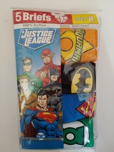 One Package of 4 Count Briefs for Boy Size 8 Justice League Superman Batman - £7.11 GBP