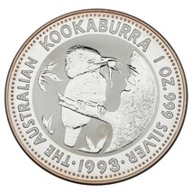 1993 Australia Silver 1oz Kookaburra (BU Condition) KM# 209 - £63.32 GBP