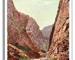 Railway Lower Entrance Royal Gorge Colorado CO UNP WB Postcard W22 - $3.91