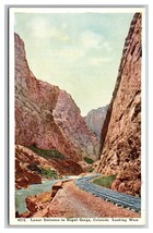Railway Lower Entrance Royal Gorge Colorado CO UNP WB Postcard W22 - £3.07 GBP