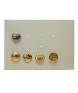 Lot Of 5 Reproduction Railroad Buttons Canadian Pacific Locomotive SF Mu... - $25.35 CAD