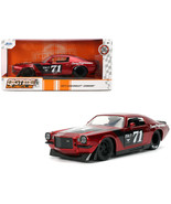 1971 Chevrolet Camaro #71 Red Metallic &quot;Bigtime Muscle&quot; Series 1/24 Diec... - $31.99
