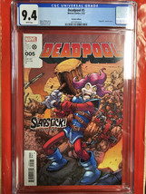 Deadpool #5 Nauck Slapstick Variant Marvel 2023 CGC 9.4 - £54.57 GBP