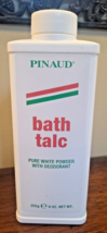 Vintage 1980s Clubman Pinaud BATH TALC Pure White Powder with Deodorant ... - $23.21