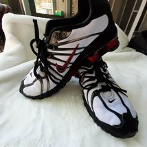 Nike Turbo Oz Si (Gs Boyz) WHITE-BLACK-VARSITY Red Sz 6Y 361082-102 - £11.80 GBP