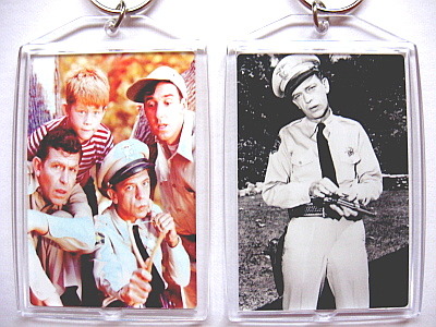 ANDY GRIFFITH SHOW KEY CHAIN DEPUTY BARNEY FIFE OPIE SHERIFF TAYLOR GOMER PYLE   - £6.38 GBP