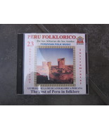 CD,folklorical flute music from Peru Folklorico, 23 titles - $22.00