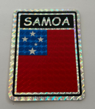 Samoa Country Flag Reflective Decal Bumper Sticker - $6.79