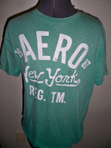 Men's Guys Aeropostale Aero 1987 New York Reg. Tm. Tee T Shirt Sea Green New $25 - $16.99