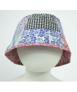COPPER KEY GIRLS M/L NWT REVERSIBLE PATCHWORK BUCKET HAT STRAWBERRIES FL... - $3.95