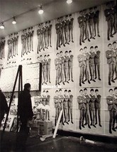 Old Beatles Poster  Awesome Pic of  Wall of Posters - $8.99
