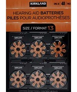 Kirkland Signature Hearing Aid Batteries 48 Pack Zinc Air, Size 13 - $350.55 MXN