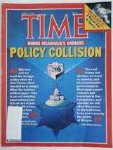 Magazine Time April 23 1984 1980s Mining Nicaragua&#39;s Harbors Repair Job In Space - £13.61 GBP