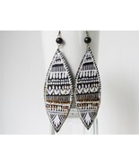Ethnic Earrings Ethnic Jewelry Tribal Jewelry Afrocentric Earrings Afroc... - £30.68 GBP