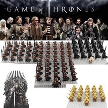 21pcs/set Game of Thrones House Stark The Unsullied Army Kingsguard Minifigures - £30.53 GBP