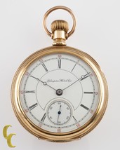 Hampden Dueber 14K Yellow Gold Filled Open Face Pocket Watch 17 Jewel Si... - $2,499.47
