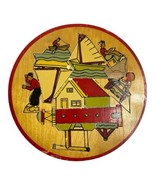 VINTAGE SIMPLEX WOODEN ROUND PUZZLE BOAT MADE IN HOLLAND - $27.15 CAD