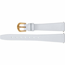 Ladies 12mm Regular White Leather Flat Calf Watch Strap Band - £20.88 GBP