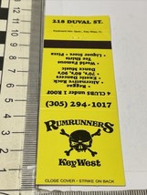 Matchbook Cover  Runrunner’s  4 Clubs Under 1 Roof  Liquor Store. gmg  U... - $12.38