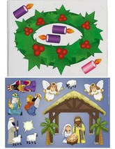 Children&#39;s Advent &amp; Christmas Nativity Fridge Magnet Set for Kids Catholic - £11.08 GBP