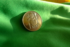 Latvia, 1 LATS 2007 SNOWMAN - Coin for Luck  - £5.58 GBP