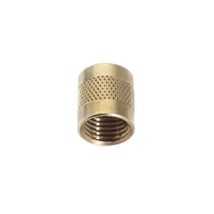 Pack Of 25 Caps, 1/4 Flare Cap, Round Brass, Neoprene O-Ring Seal, Candd... - $37.98