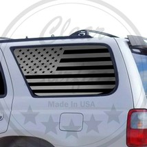 x2 Fits 2003-2009 Toyota 4Runner Rear Quarter Window American Flag Decal Sticker - £27.93 GBP