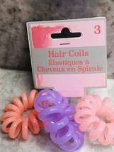 ShipN24Hours. New-Fivestart Kids Hair Coils. 3 Pack. Pink/Purple. - $11.87