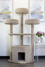 Prestige Cat Trees 1314-Tan Main Coon Cat House Cat Tree - $202.99