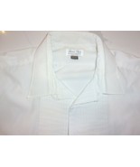 AETNA EVENING FORMAL WEAR WEDDING PROM TUXEDO DRESS SHIRT WHITE 18.5 X 37 - $589.17 MXN