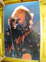 Van Morrison Poster Face Shot Singing Vintage - $4,961.13 MXN