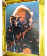 Van Morrison Poster Face Shot Singing Vintage - $4,961.13 MXN