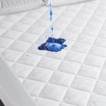 Waterproof Mattress Pad Quilted Fitted Mattress Protector Bed Cover Deep... - £29.18 GBP+