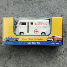 American Dimestore #30060 1/43 Scale Plastic Milk Truck White New Red Font - $12.20
