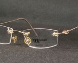 TFC DESIGN Mod. 606 01 Oro ÚNICO RARO GAFAS 45-18-143mm Alemania - $86.31