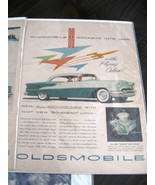 Vintage Oldsmobile Rocket 88 Color Advertisement - 1955 Oldsmobile Rocke... - $12.99