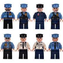 8pcs/set Exclusive Police Minifigures Set for City Patrol Play - $14.58