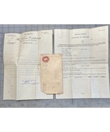 Texaco 1915 Rejection Letter Texas Company Signed B.E. Emerson Blank App... - $1,263.70 MXN