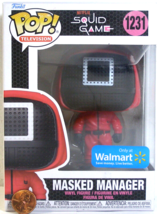 Funko Pop! TV Vinyl Bobble-Head Squid Game #1231 "Masked Manager"   T4F - $12.49