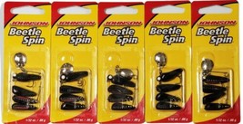 Johnson BSVP1/32BYSR Beetle Spin 1/32 oz. Fishing Spinnerbait Lure Lot of 5 New - £19.70 GBP