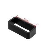ODESS 1 Piece Size 24 MM Black Rubber Replacement Keeper Watch Band/Stra... - $4.95