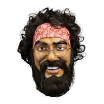 Cheech &amp; Chong - Chong Deluxe Injection Mask by Trick or Treat Studios - $48.46