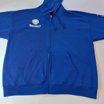 Hanes EcoSmart WAVERLY VOLLEYBALL Men's Blue Drawstring Hoodie Jacket 2XL  image 7