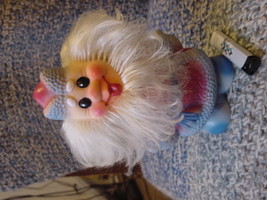 Vintage Russian Soviet Rubber Toy Ded Moroz Santa Claus 1970 - £15.85 GBP