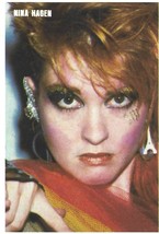 ⭕VTG card pocket calendar 1985 NINA HAGEN Portugal  group music singer - $84.91 MXN